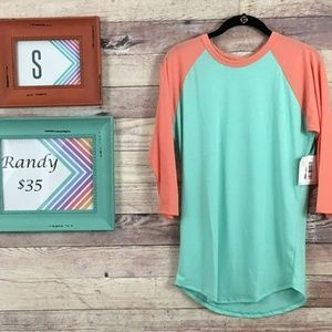 Lularoe Randy S Coral Mint